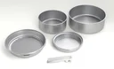 Trekking tableware set made of anodized aluminum, 5 pieces