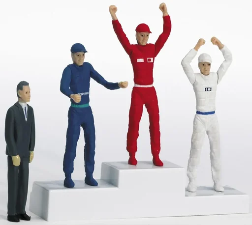 "Winners podium with figures scale 1:32 image"