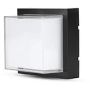 VT-831 LED wall light - 7W - 3000K - 400 lumens - Black - Square