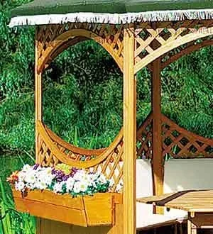 "Set of lower round arches with trellis for pavilion "Palma" image"