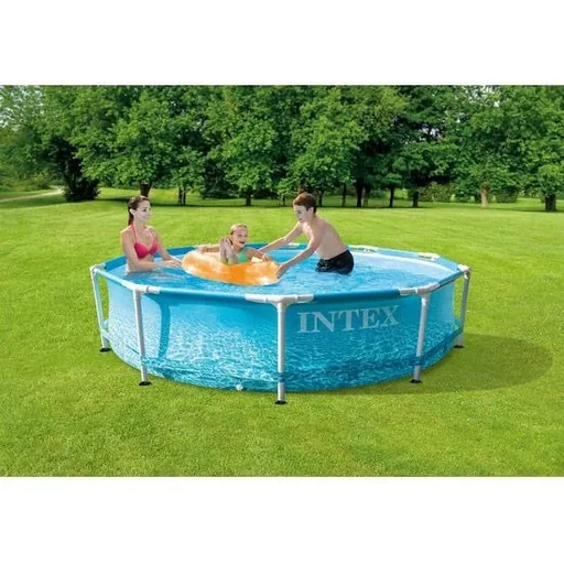 "Inflatable Pool - Beachside Metal Frame Pool 305x76 cm image"