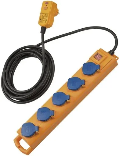 "Outdoor power strip Super-Solid 5-way, IP54 image"