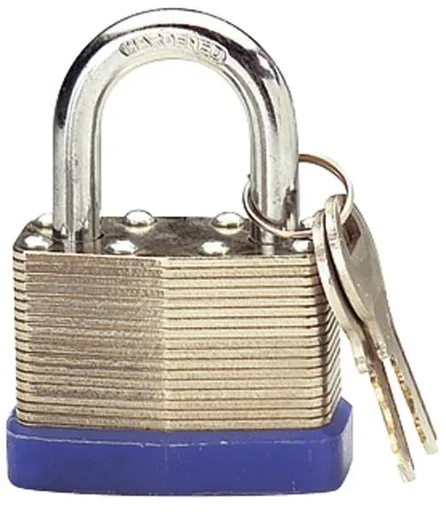 "Security padlock, 45 mm wide, 67 mm high, 7 mm shackle image"
