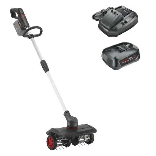 "BOSCH HOME AND GARDEN COMPATIBLE Accu-gazonhark AR 1835 - incl. accu en lader image"