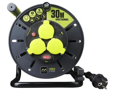 "Garten Cable Drum, L, IP-44, 30 Meter image"