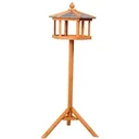 Birdhouse bird villa with stand and zinc roof 110x40x40 cm