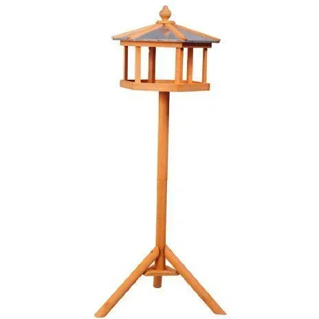 "Birdhouse bird villa with stand and zinc roof 110x40x40 cm image"