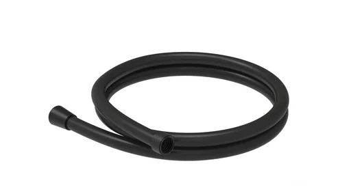 "Shower hose, 150 cm, black image"