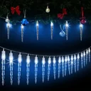 Christmas icicle light chain 40 LEDs 10.5m