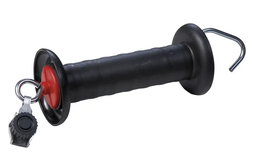 "Gate handle with rope and strand connection image"