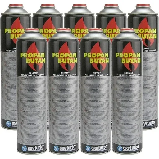 "24x universal gas bottle - 600 ml each for weed burners image"