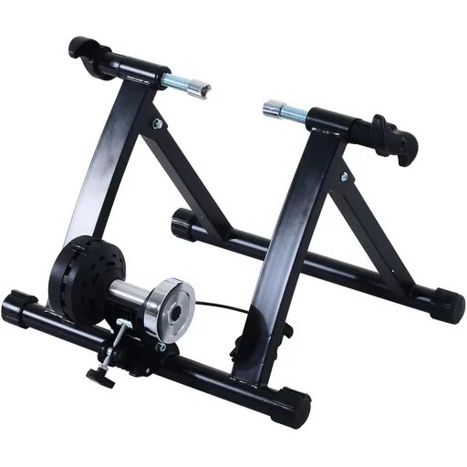 "Roller trainer bike with magnetic brake black image"