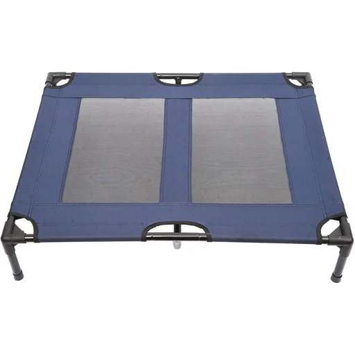 "Dog bed, sleeping place, dog bed, cat bed, blue, 92 x 76 x 18 cm image"