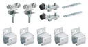 Sliding gate fitting type 10 for 1.50 m sliding gate for wall mounting