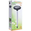 Pro Garden Mollen Deterrent Solar Led 44.5 x 15.5 cm Abs Silver