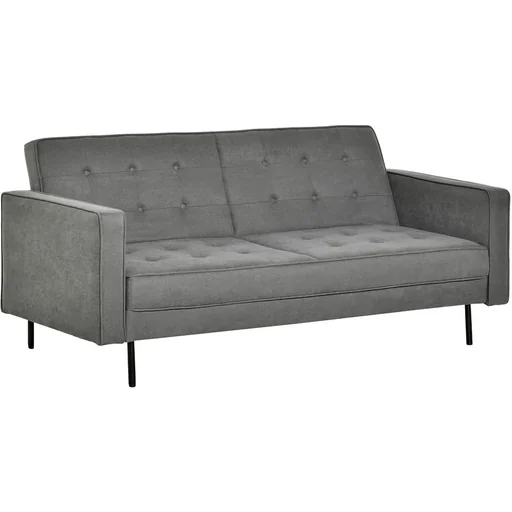 "Sofa bed 3-seater sofa bed fabric sofa sofa with sleeping function sofa bed with bed box adjustable angle Vintage E image"