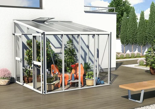 "Pavilion retrofit kit for greenhouse Helena + Athene 7000, color white image"