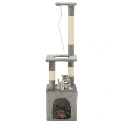 "Cat scratching post with sisal scratchers image"
