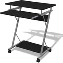 Student computer desk 60 x 40 x 75 cm (black)