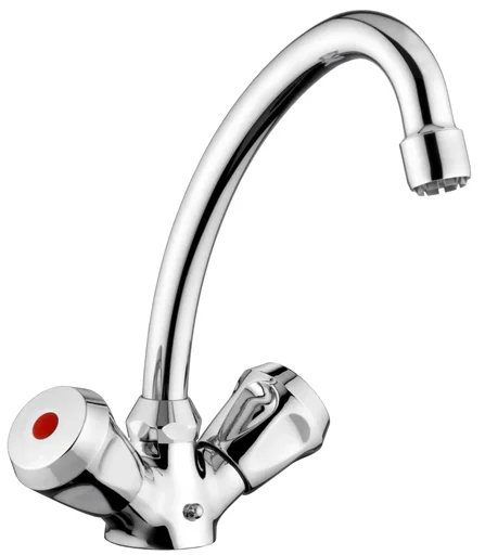 "LINA low-pressure inlet mixer, chrome image"