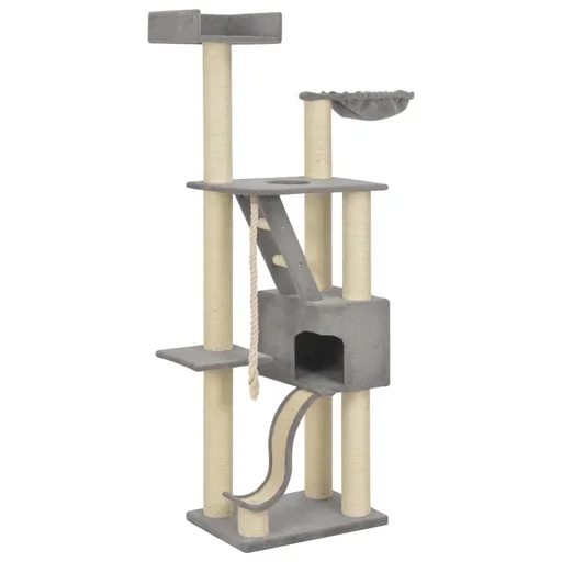 "Cat scratching post with sisal cat trees image"