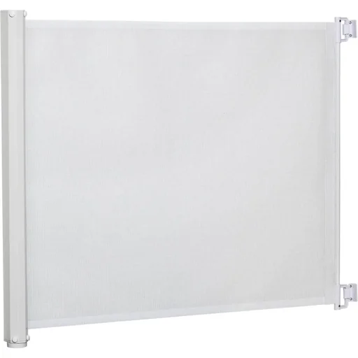 "Stair gate metal dogs white, 115cm x 5.5cm x 82.5cm image"