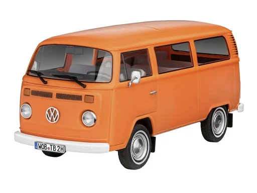 "VW T2 Bus model kit in 1/24 scale - 100 parts image"
