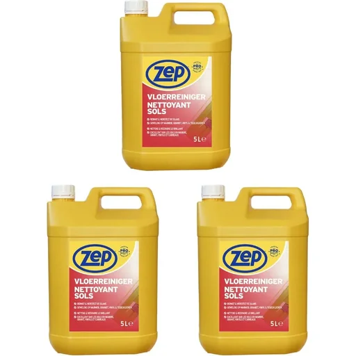 "ZEP Floor Cleaner - 5 L x 3 pieces - Promotional pack - 3 pieces image"