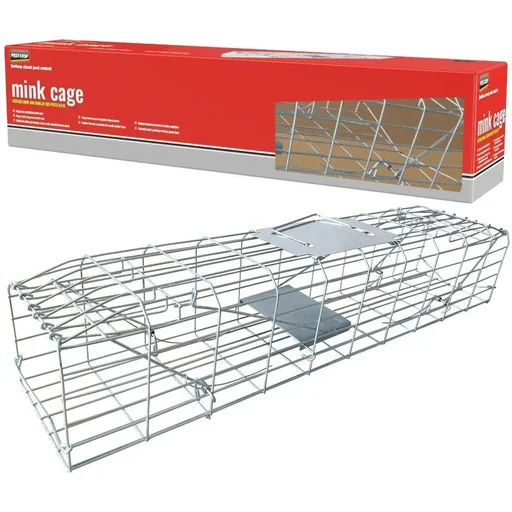 "Pest Stop Marten Cage - 2 Entrances - Metal - Mink, Marten image"