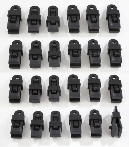 "Universal fastening clips, 4 x 6-piece set image"