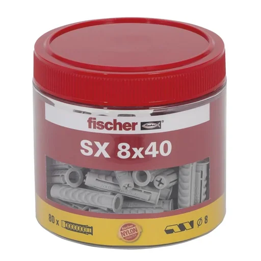 "Expansion anchor SX 8 x 40, box image"