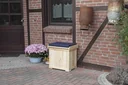 Cushion box "Patrick" with blue cushion