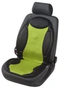 Seat heating heating pad Lounge black green with massage function