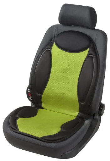 "Seat heating heating pad Lounge black green with massage function image"