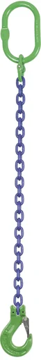 "Sling chain 1GK10-GKH, Ø 10 mm x 1.0 m usable length, load capacity 4 t (inclination angle 90°), 1-leg, GK 10 image"