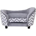 Pet sofa dog bed dog sofa with pillow gray