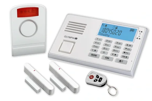 "Alarm system set Protect 9045 with emergency call and hands-free function image"