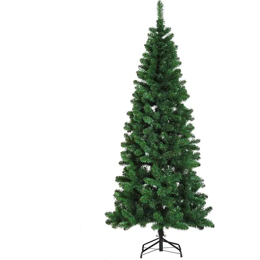 "Christmas tree 210cm with metal stand 631 tips green image"