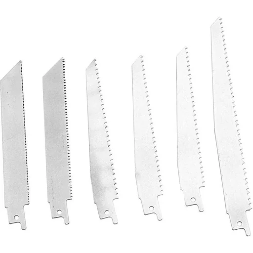 "Saw blade set for wood and metal - 6 pieces image"