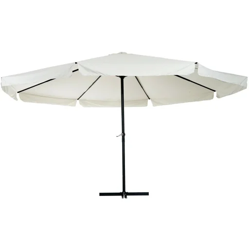 "Garden umbrella with hand crank image"