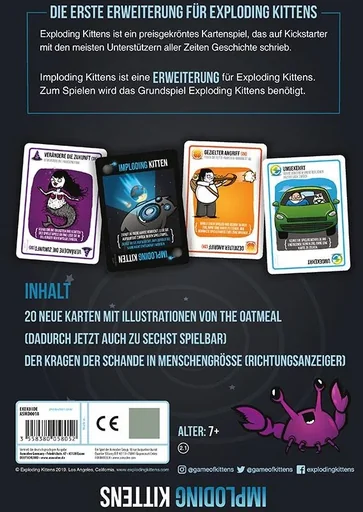 "Exploding Kittens - Expansion - Imploding Kittens image"