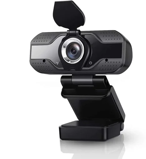 "Webcam with 2 megapixel sensor, built-in microphone and monitor clip image"