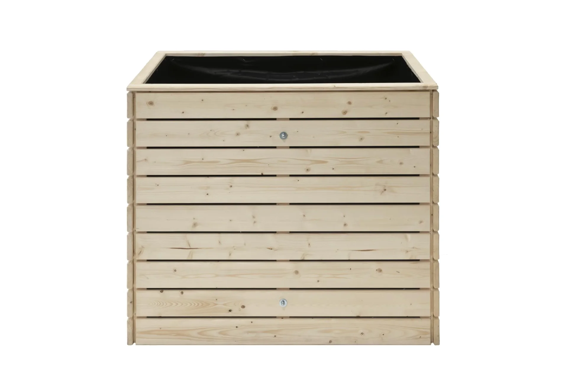 "Verhoogde moestuinbak Asket M, 110×70×90 cm, Natuur – Vurenhout, rugvriendelijk image"