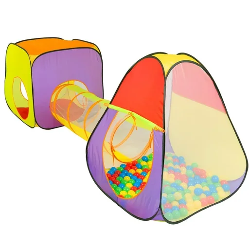 "Spielwerk 3-part play tent with tunnel image"