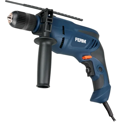 "PDM1052 Impact Drill 800W - 13mm - Variable Speed ​​Control - Soft Grip - With Depth Stop and Side image"