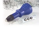 Blind riveting device with hexagon socket