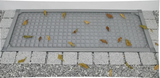 "Light well cover 60 x 115 cm, with aluminum mesh image"
