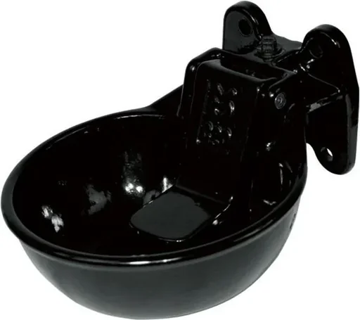 "Cast iron drinking bowl G 20, enamelled solid grey cast iron image"