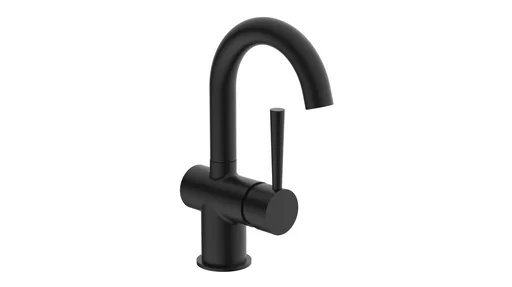 "Wash basin mixer "CORNWALL", matt black image"