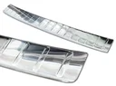 Stainless steel loading sill protector, VW T-CROSS, 2018>. OEM quality with soft, deburred edges.